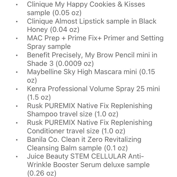 ๐18 Piece Beauty Sampler and Makeup Bag - Picture 3 of 8